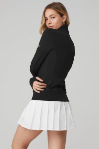 Alo Yoga Contour Freizeitjacken Schwarz | VLNIUFG-12