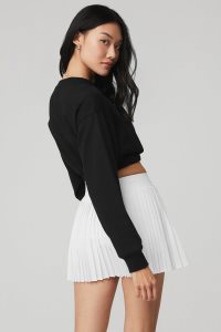 Alo Yoga Devotion Crew Neck Pullover Schwarz | IKNCEOP-72