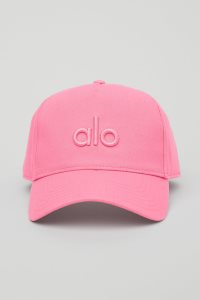 Alo Yoga District Trucker Kappen Rosa | CLRKFAE-50