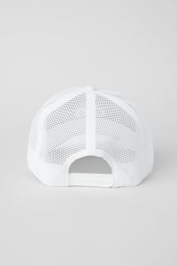 Alo Yoga District Trucker Kappen Weiß Weiß | TODYQHW-42