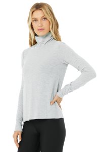 Alo Yoga Embrace Long Sleeve Grau | ASRNIZH-09
