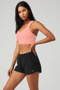 Alo Yoga Emulate BHs Rosa | CWFJKMS-24