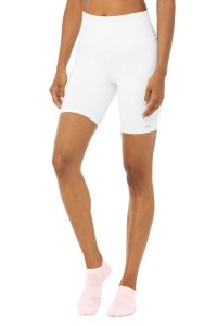 Alo Yoga Everyday Socken Rosa Weiß | AXENBYR-56