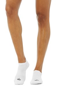 Alo Yoga Everyday Socken Weiß Schwarz | ZDTNFUO-81