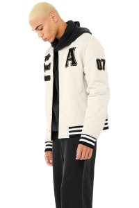 Alo Yoga G.O.A.T Jacke Beige | JVPHSUM-31