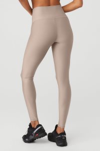 Alo Yoga High-Taille Airlift Leggings Grau Braun | PLJDSZE-18