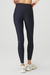 Alo Yoga High-Taille Airlift Leggings Navy | GRIUQNC-15