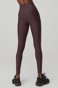 Alo Yoga High-Taille Airlift Leggings Schwarz Kaffee | PJQVNZC-53