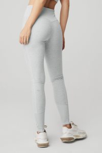 Alo Yoga High-Taille Alosoft Lounge Leggings Grau | CTEKOJX-08
