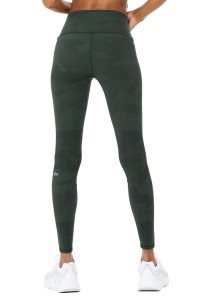 Alo Yoga High Taille Camo Vapor Leggings Grün | PSGNEBX-37