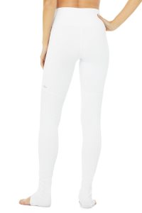 Alo Yoga High-Taille Goddess Leggings Weiß Weiß | ATNDWCB-59