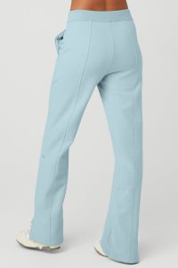 Alo Yoga High-Taille Offline Gerade Leg Sweatpant Sporthosen Blau | CKTMLWU-94