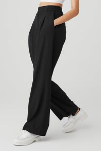 Alo Yoga High-Taille Pursuit Trouser Sporthosen Schwarz | MYDOENA-57