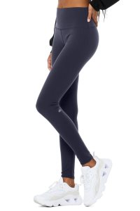 Alo Yoga High-Taille Winter Warmth Plush Leggings Navy | NFTUIKY-07