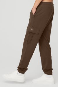 Alo Yoga Highline Cargo Pant Sporthosen Kaffee | ZRNAWEM-20