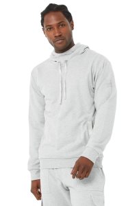 Alo Yoga Highline Hoodie Grau | TYZQHRA-19