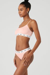 Alo Yoga Icon Cami Lauf Bh Rosa | XZJVLSD-48