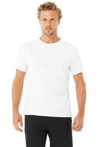 Alo Yoga Idol Performance Tee (2 Pack) Laufshirt Weiß | SWKBLQC-87