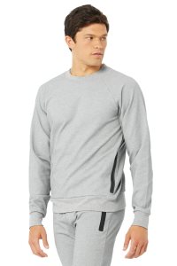 Alo Yoga Impel Sweatshirt Hoodie Grau | IPDJXWG-96