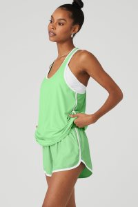 Alo Yoga Ivy League Muskelshirt Weiß | UYWETSL-71