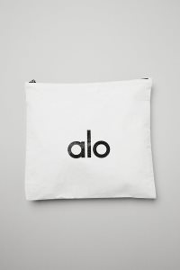 Alo Yoga Keep It Dry Fitness Zip Pouch Tragetaschen Weiß | VWMJLOT-09