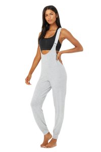 Alo Yoga Layback Overall Grau | SEJGBFN-78