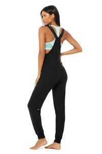 Alo Yoga Layback Overall Schwarz | SZNYGBX-36