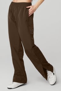 Alo Yoga Legend Snap Pant Sporthosen Kaffee | VTEXJBZ-38