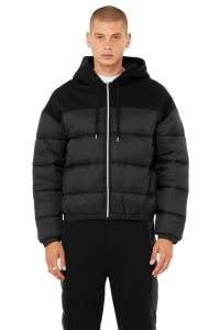 Alo Yoga Mash Up Jacke Schwarz | YEWDPIQ-18