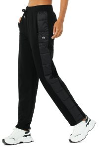 Alo Yoga Mash Up Sweatpant Sporthosen Schwarz | HNVOJXE-21