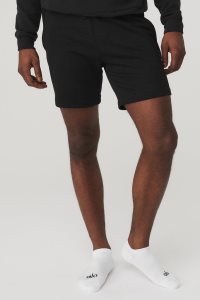 Alo Yoga Men's Street Socken Weiß Schwarz | KUNZQLT-57