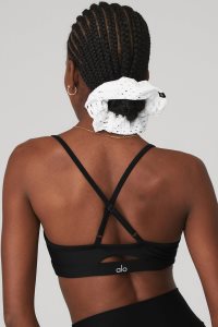 Alo Yoga Mesh Haute Summer Scrunchie Stirnband Weiß | COAXUTB-14
