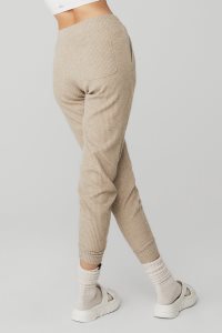 Alo Yoga Muse Sweatpant Sporthosen Khaki | SMBYLAX-76
