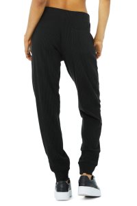 Alo Yoga Muse Sweatpant Sporthosen Schwarz | MTSGYFO-90
