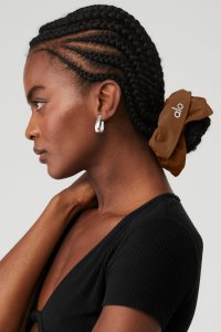Alo Yoga Oversized Scrunchie Stirnband Braun | ZITCGKE-15