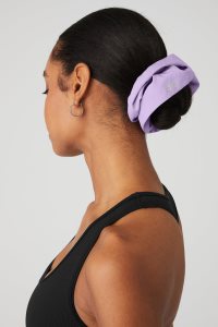 Alo Yoga Oversized Scrunchie Stirnband Lila | JVIBRCE-19