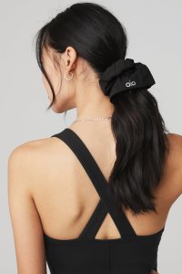 Alo Yoga Oversized Scrunchie Stirnband Schwarz | OPXYNLH-86