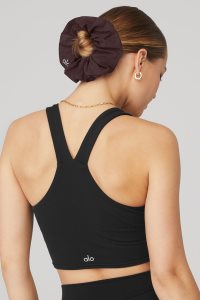 Alo Yoga Oversized Scrunchie Stirnband Schwarz Kaffee | QKXZGPT-37