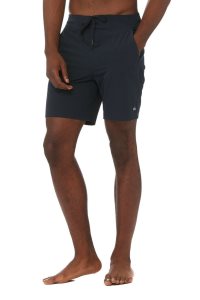 Alo Yoga Plow Board Kurze Hose Navy | ELTWRGJ-92