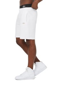 Alo Yoga Pride Accolade Sweat Kurze Hose Weiß | TPZLFAQ-18