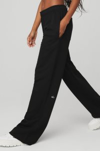 Alo Yoga Puddle Sweatpant Sporthosen Schwarz | CIOSHYU-26