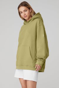 Alo Yoga Renown Heavy Weight Hoodie Senfgelb | WHGZFBI-50