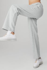 Alo Yoga Renown Heavy Weight Sweatpant Sporthosen Grau | IRSBDJN-81