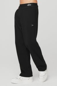 Alo Yoga Renown Heavy Weight Sweatpant Sporthosen Schwarz | JOAGWHM-41
