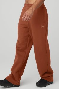 Alo Yoga Renown Heavy Weight Sweatpant Sporthosen Rot | LZFOWIS-30