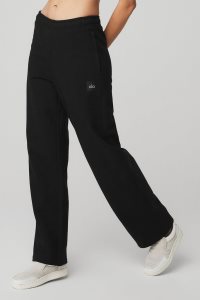 Alo Yoga Renown Heavy Weight Sweatpant Sporthosen Schwarz | ONYIMPJ-48