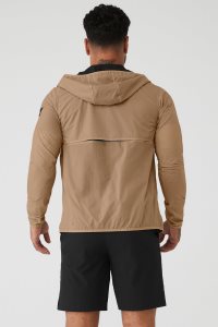 Alo Yoga Repeat Jacke Khaki | IBQLACX-20