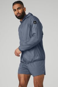 Alo Yoga Repeat Jacke Navy Blau | OEDNKRM-08