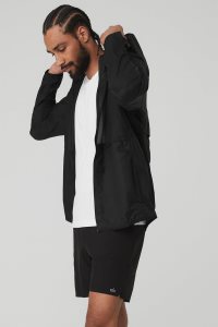 Alo Yoga Repeat Jacke Schwarz | EVRDNZX-68