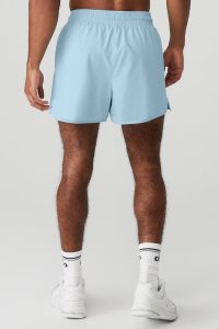 Alo Yoga Ripstop 7 On-Set Kurze Hose Blau | WYGEPIQ-12